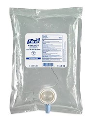 SANITIZER, PURELL ADVANCED GEL REFILL, FITS CS2 DISPENSERS, 1000mL, 8/CARTON LARGE