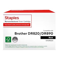 DRUM UNIT REPLACEMENT, BROTHER DR 820, STANDARD YIELD, BLACK LARGE