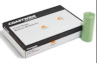 40-45 GALLON, 0.8 MIL, GREEN, 40" X 46", LOW DENSITY, COASTWIDE PROFESSIONAL, 150/CT MAIN