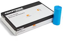 33 GALLON, 0.8 MIL, BLUE, 33" X 39", LOW DENSITY, COASTWIDE PROFESSIONAL, 200/CT THUMBNAIL