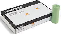 33 GALLON, 0.8 MIL, GREEN, 33" X 39", LOW DENSITY, COASTWIDE PROFESSIONAL, 200/CT MAIN