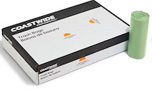 33 GALLON, 0.8 MIL, GREEN, 33" X 39", LOW DENSITY, COASTWIDE PROFESSIONAL, 200/CT THUMBNAIL