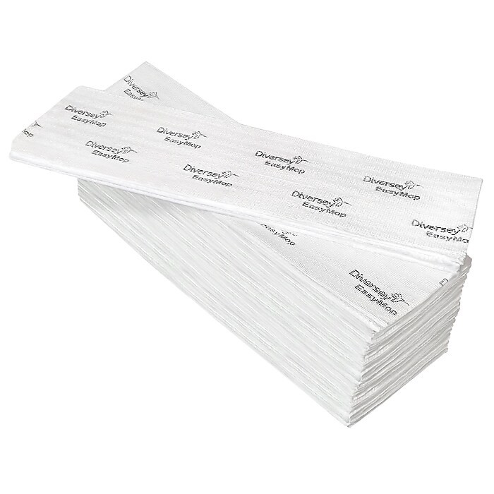 PADS, DUST MOP, WHITE, DIVERSEY, 500/CT LARGE