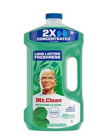CLEANER, MULTISURFACE, MR CLEAN, FEBREZE MEADOWS & RAIN SCENT, 64 OZ MAIN