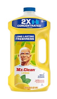 CLEANER, MULTI-SURFACE, MR. CLEAN, LEMON SCENT, 64 OZ. MAIN