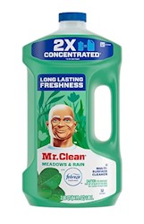 CLEANER, MULTI-SURFACE, MR. CLEAN, FEBREZE MEADOWS & RAIN SCENT, 64 OZ., 4/CT LARGE