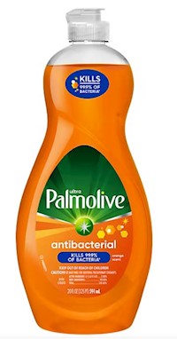 DISH SOAP, PALMOLIVE, ANTIBACTERIAL, LIQUID, ORANGE SCENT, 20 OZ, 9/CT MAIN
