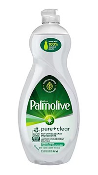 DISH SOAP, PALMOLIVE, PURE & CLEAR, LIQUID, SPRING FRESH SCENT, 32.5 OZ, 9/CT MAIN