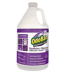 ODOR ELIMINATOR/DISINFECTANT, CONCENTRATE, ODOBAN, LAVENDER SCENT, 1 GL, 4/CS LARGE