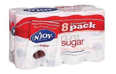 SUGAR, N'JOY, 22 OZ., 8/CT LARGE