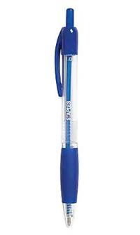 PENS, RETRACTABLE BALLPOINT, MEDIUM POINT, BLUE INK, 12/PACK MAIN