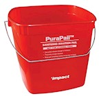 BUCKET, PURAPAIL, SANITIZING, RED, 6 QT THUMBNAIL