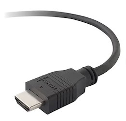 HDMI CABLE, AUDIO/VIDEO, BELKIN F8V3311B06, 6', BLACK LARGE