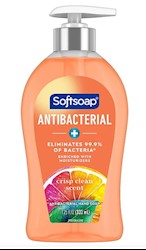 HAND SOAP, SOFTSOAP, ANTIBACTERIAL, PUMP, CRISP CLEAN SCENT, 11.25 OZ LARGE