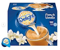 CREAMER, INTERNATIONAL DELIGHT, FRENCH VANILLA, LIQUID, 0.44 OZ., 192/CT MAIN