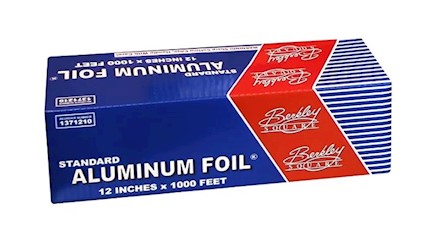 ALUMINUM FOIL, STANDARD, 12" X 1000' LARGE