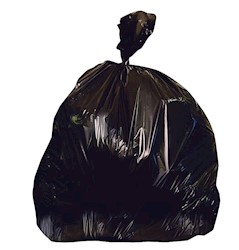 55-60 GALLON, 1.7 MIL, BLACK, 38" X 58", LOW DENSITY, HERITAGE, 100/CT LARGE