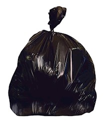 7-10 GALLON, 0.9 MIL, BLACK, 23" X 24", LOW DENSITY, HERITAGE, 500/CT LARGE