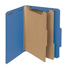 FOLDERS, CLASSIFICATION, SMEAD, PRESSBOARD, 2" EXPANSION, LETTER SIZE, 2 DIVIDERS, DARK BLUE, 10/CT THUMBNAIL