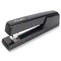 STAPLER, SWINGLINE, CLASSIC DESKTOP 747, 30 SHEET CAPACITY, STAPLES INCLUDED, BLACK MAIN