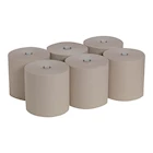 PAPER TOWELS, 8" HIGH-CAPACITY, RECYCLED, 1-PLY, BROWN, 1150'/ROLL, 6 ROLLS/CARTON THUMBNAIL