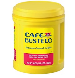 COFFEE, DARK ROAST, GROUND, ESPRESSO, CAFE BUSTELO, 36 OZ LARGE