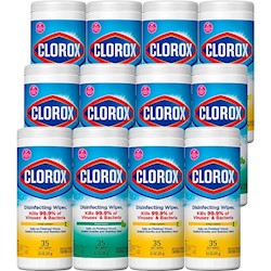 DISINFECTANT WIPES, CLOROX, VALUE PACK, 525 WIPES/CT LARGE
