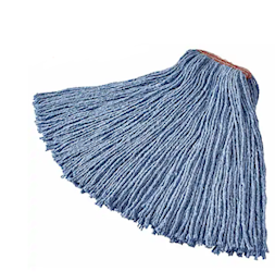 MOP, WET, 20 OZ., BLUE, 1" HEADBAND, RUBERMAID DURA-PRO, SYNTHETIC BLEND LARGE
