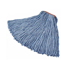 MOP, WET, 20 OZ., BLUE, 1" HEADBAND, RUBERMAID DURA-PRO, SYNTHETIC BLEND MAIN