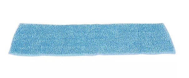 WET MOP HEAD, RUBBERMAID, ECONOMY, MICROFIBER, BLUE, 18" LARGE