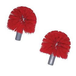 TOILET BOWL BRUSHES, REPLACEMENT HEADS, UNGER ERGO, 2/CT LARGE