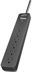 SURGE PROTECTOR, SURGEARREST ESSENTIAL, 6 OUTLET, 3' CORD, 540 JOULES PROTECTION LARGE