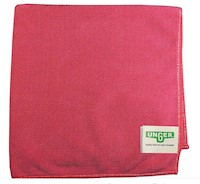 CLOTHS, MICROFIBER, UNGER, MICROWIPE 4000, RED, 10/CT MAIN