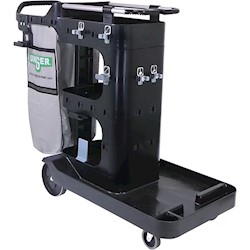CLEANING CART, RESTROOM, WITH VINYL BAG, UNGER LARGE