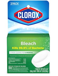 TOILET BOWL CLEANER, AUTOMATIC TABLET WITH BLEACH, 2.5 OZ., WHITE, 12/CT MAIN
