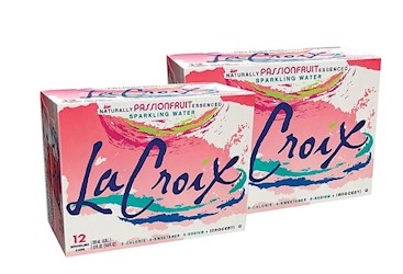 LACROIX, SPARKLING WATER, PASSION FRUIT, 12 OZ., 24/CT LARGE