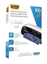 LAMINATING POUCHES, THERMAL, FELLOWES, LETTER SIZE, 3 MIL, 100/CT MAIN