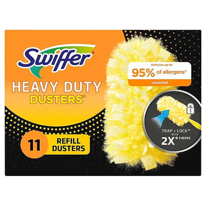 DUSTER REFILLS, DISPOSABLE, UNSCENTED, SWIFFER 360, 11/CT MAIN