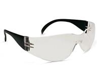 SAFETY GLASSES, CLEAR ANTI-SCRATCH LENS, BLACK TEMPLES, RELAXED BRIDGE, ANTI-FOG MAIN