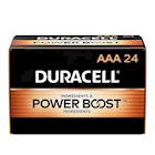 BATTERIES, AAA, DURACELL, COPPERTOP, ALKALINE, 24/CT THUMBNAIL