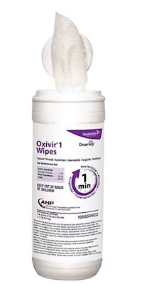 DISINFECTANT WIPES, OXIVIR, 60 WIPES/CAN, 12 CANS/CT MAIN
