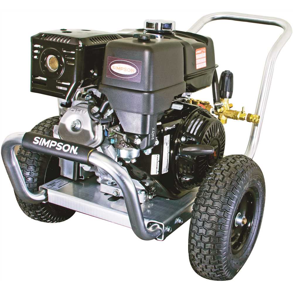 PRESSURE WASHER, COLD WATER, 4200 PSI, 4.0 GPM, SIMPSON HONDA, GAS POWERED THUMBNAIL