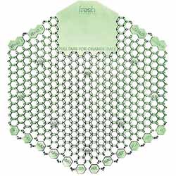 URINAL SCREEN, CUCUMBER MELON, FRESH PRODUCTS, WAVE 3D, 10/BX LARGE