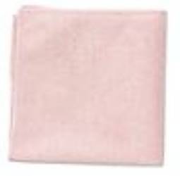 CLOTH, MICROFIBER, 16" x 16", RED/PINK, RUBBERMAID, 24/PK LARGE