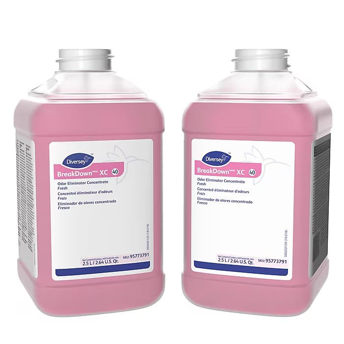 AIR FRESHENER, DIVERSEY BREAKDOWN XC 40, J-FILL, FRESH SCENT, 2.5 L, 2/CT MAIN