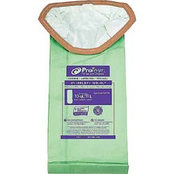 VACUUM BAGS, FOR PROTEAM, INTERCEPT, GREEN/PURPLE, FITS SUPERCOACH PRO 10, 10/CT (107313) LARGE