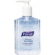 HAND SANITIZER, PURELL, INSTANT HAND SANITIZER PUMP, ORIGINAL, 8 OZ MAIN