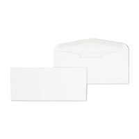 ENVELOPES, BUSINESS, #10, GUMMED, 4 1/8" X 9 1/2", WHITE, 500/CT MAIN