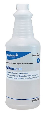 EMPTY SPRAY BOTTLE, FOR DIVERSEY GLANCE SILK SCREEN, 32 OZ, 1/EA MAIN