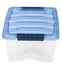 STORAGE BIN, LATCH LID, IRIS STACK & PULL, 12.9 QT MAIN
